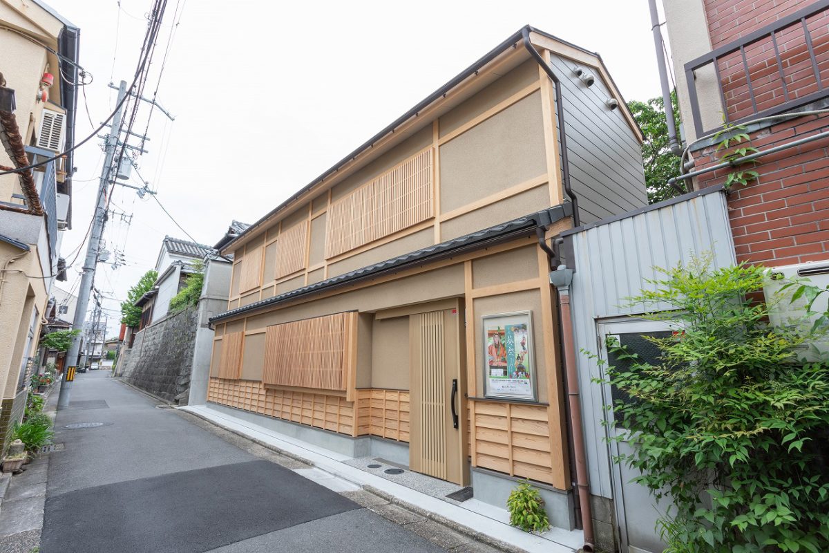 京町家風社屋の新築工事