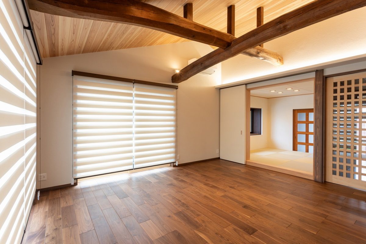 ゴロン棒のある家