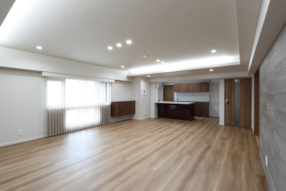 広々とした豪華なマンションリノベーション