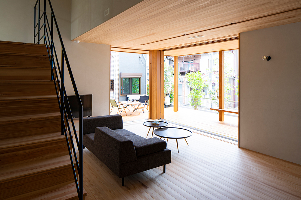 四季を感じるリビング