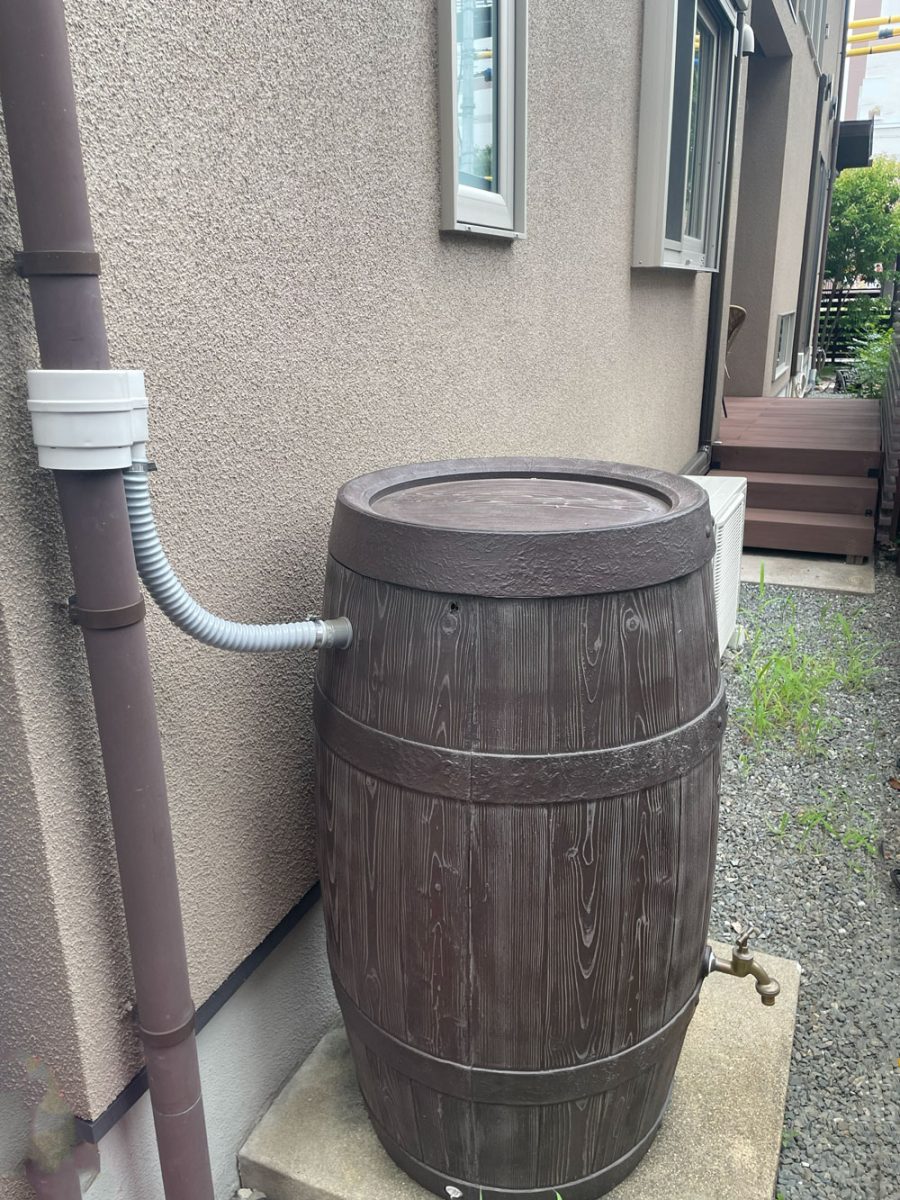 梅雨明けと雨水タンク